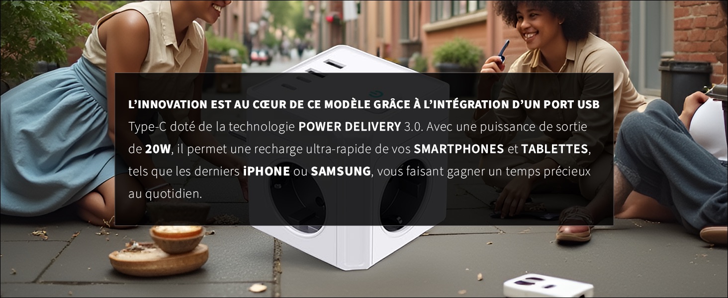 Multiprise Murale Vue 2